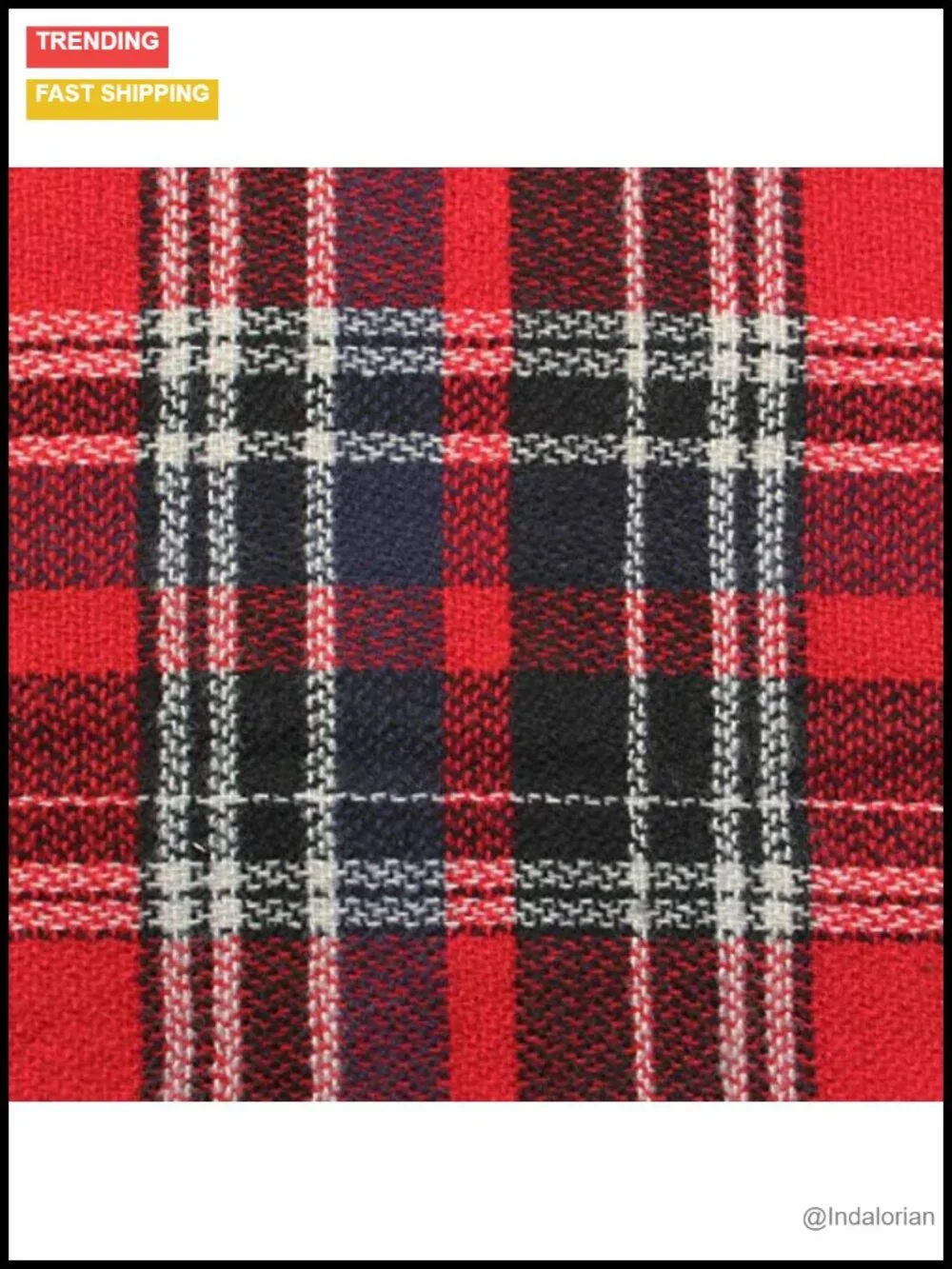 Blanket Infinity Scarf Woven Acrylic Frayed Edge Winter Wrap Large Warm